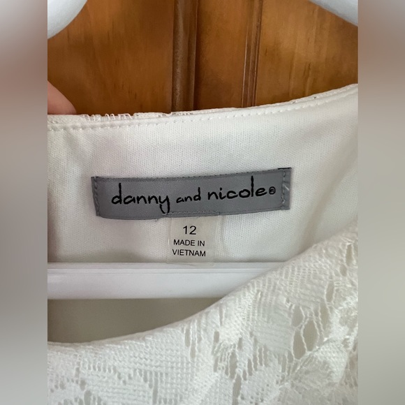 Danny and Nicole’s white lace dress! Size 12! Like new! - Picture 2 of 3